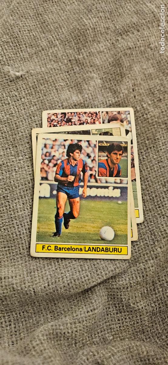 Cartes &agrave; collectionner de Football: 1981 landaburu barcelona 1982 81 82 este sin pegar trading card