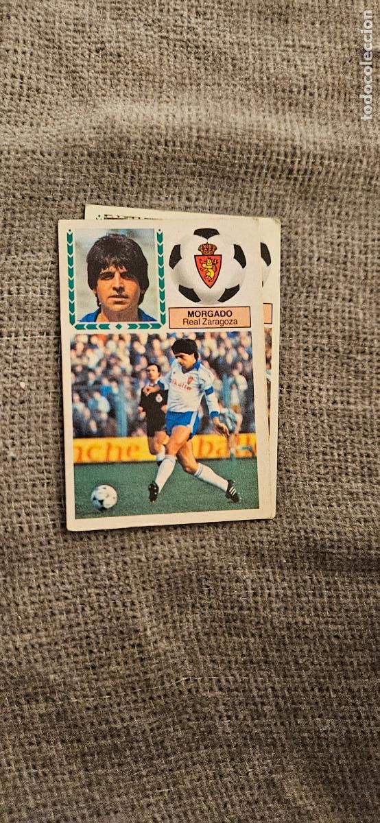 Cromos de F&uacute;tbol: este morgado zaragoza 1983 1984 83 84 sin pegar trading card