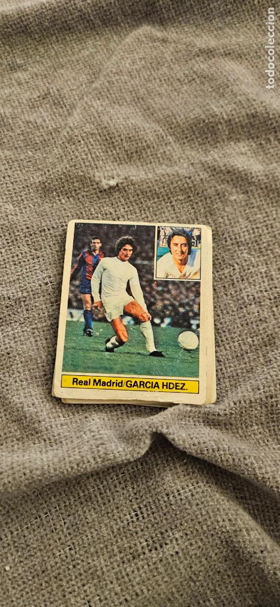 Cromos de F&uacute;tbol: 1981 garcia hernandez real madrid 1982 81 82 este sin pegar trading card