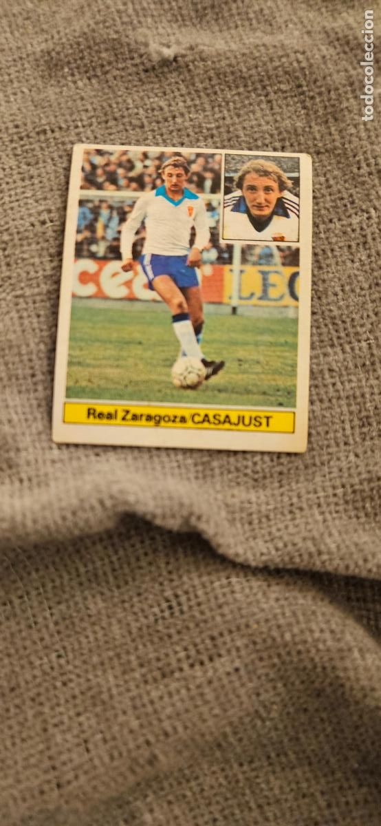 Cromos de Futebol: 1981 casajust zaragoza 1982 81 82 este sin pegar trading card
