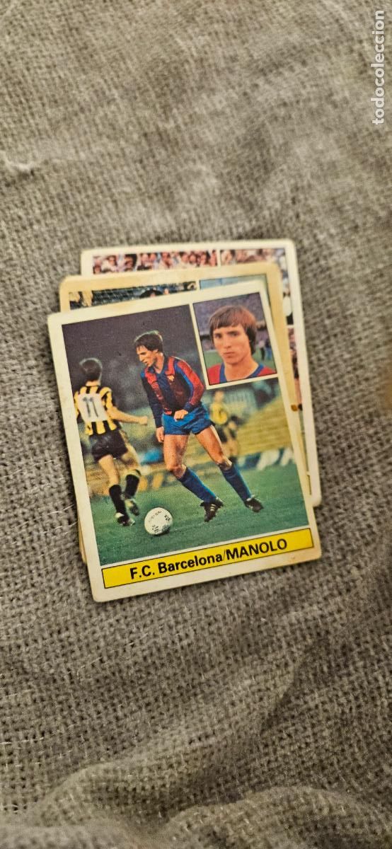Fu&szlig;ball-Sticker: 1981 manolo barcelona 1982 81 82 este sin pegar trading card
