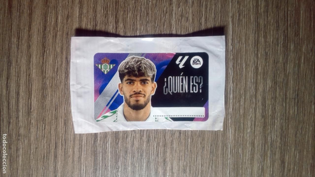 Cromos de F&uacute;tbol: &iquest;Qui&eacute;n es ? - Betis - Chicle liga 2025-26 Panini 25 26