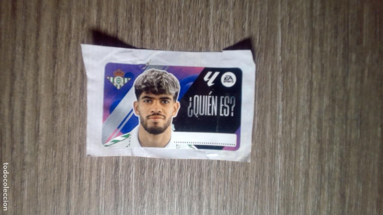 Cromos de F&uacute;tbol: &iquest;Qui&eacute;n es ? - Betis - Chicle liga 2025-26 Panini 25 26