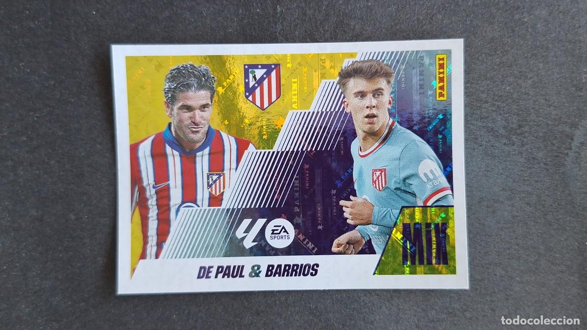 Figurine di Calcio: L3 DE PAUL - BARRIOS ATLETICO DE MADRID MIX LIGA ESTE 2025/2026 25 26 NUNCA PEGADO SIN PEGAR