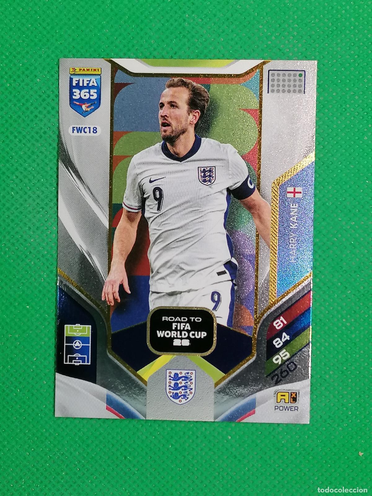 Football Stickers: FWC18 HARRY KANE INGLATERRA ROAD WORLD CUP ⚽ PANINI ADRENALYN FIFA 365 2025 2026 25 26 ⚽