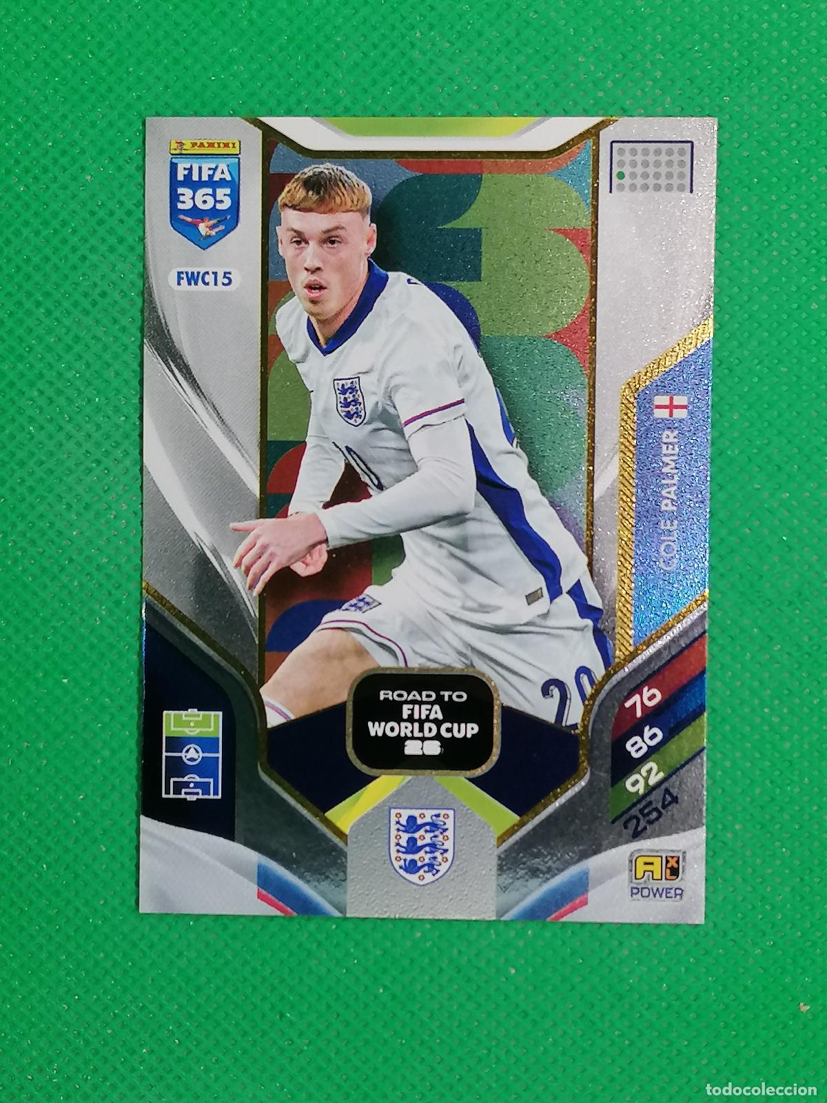 Football Stickers: FWC15 COLE PALMER INGLATERRA ROAD WORLD CUP ⚽ PANINI ADRENALYN FIFA 365 2025 2026 25 26 ⚽