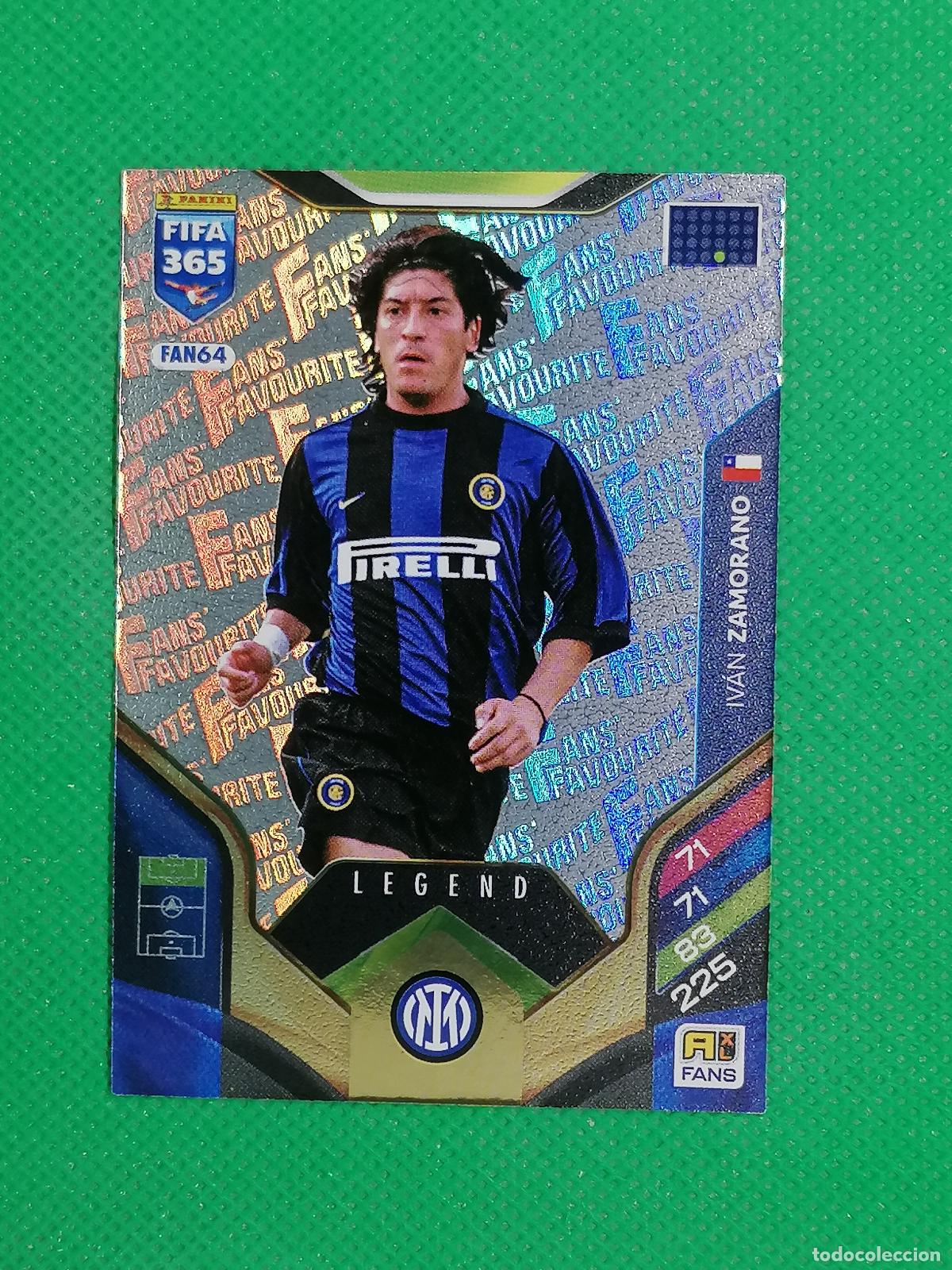 Cromos de F&uacute;tbol: FAN64 IVAN ZAMORANO INTER MILAN LEGEND FANS FAVOURITE ⚽ PANINI ADRENALYN FIFA 365 2025 2026 25 26 ⚽