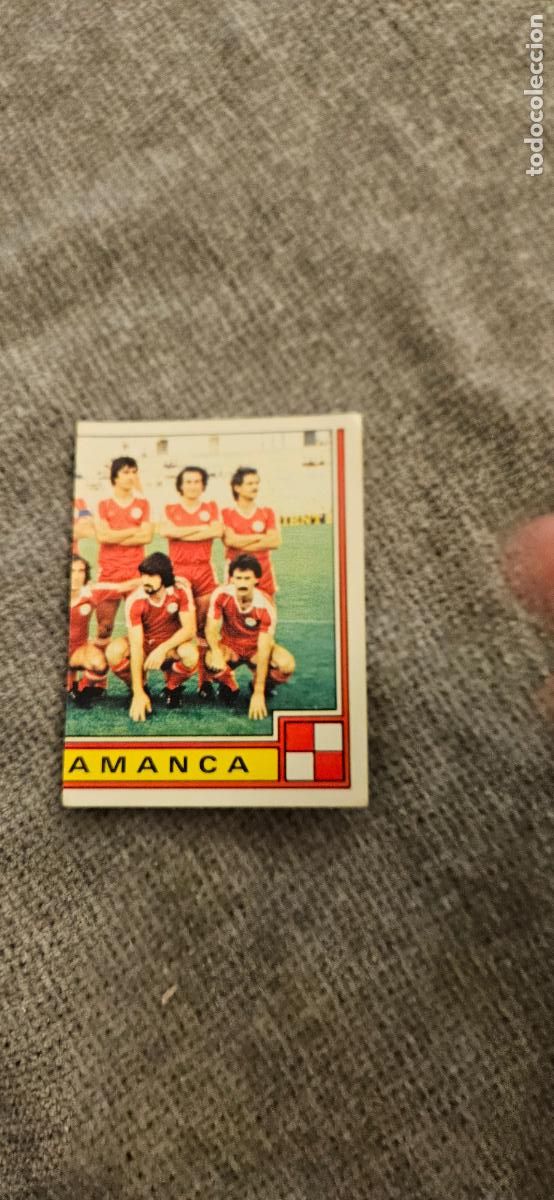 Cromos de F&uacute;tbol: 237 Salamanca alineaci&oacute;n r panini 1983 83 sin pegar trading card