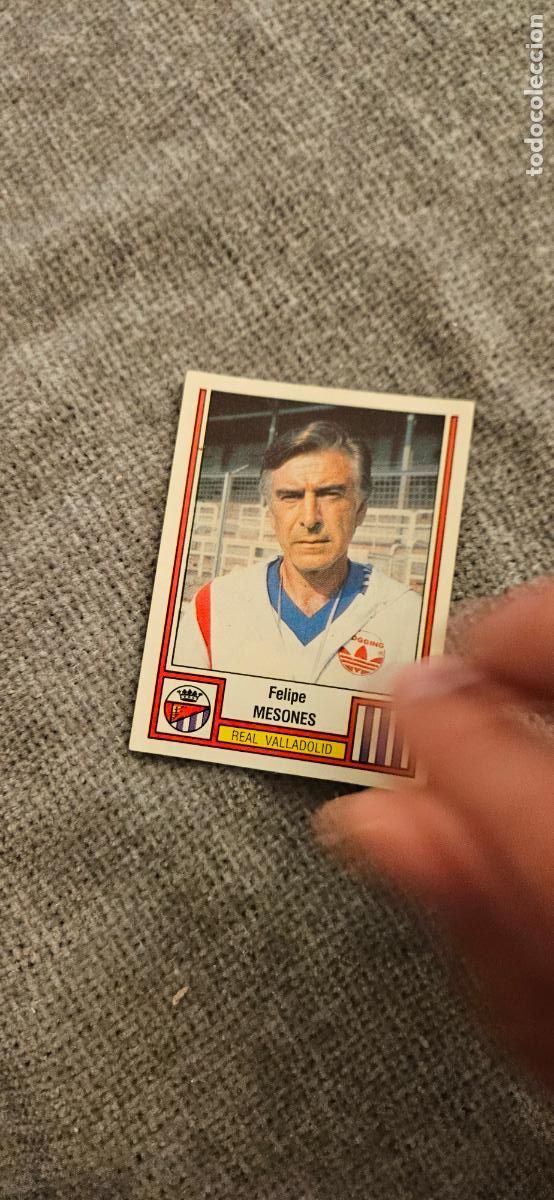 Cartes &agrave; collectionner de Football: 292 mesones valladolid alineaci&oacute;n r panini 1983 83 sin pegar trading card
