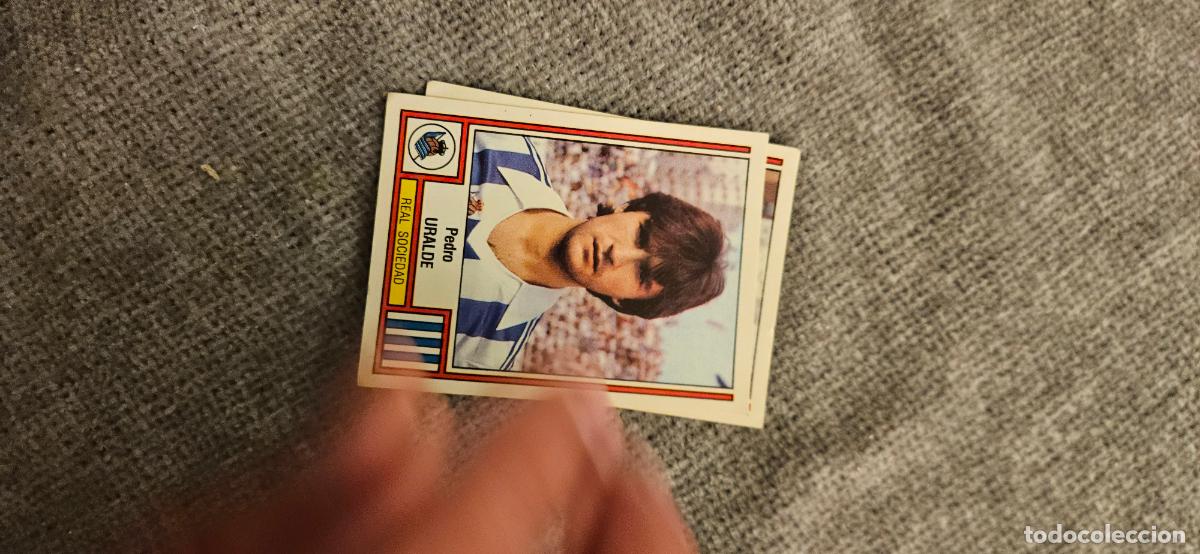 Football Stickers: 213 uralde real sociedad d alineaci&oacute;n r panini 1983 83 sin pegar trading card
