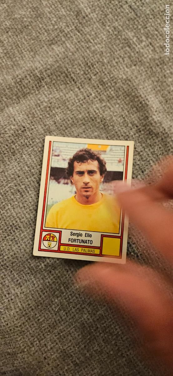 Figurine di Calcio: 142 las palmas fortunato d alineaci&oacute;n r panini 1983 83 sin pegar trading card