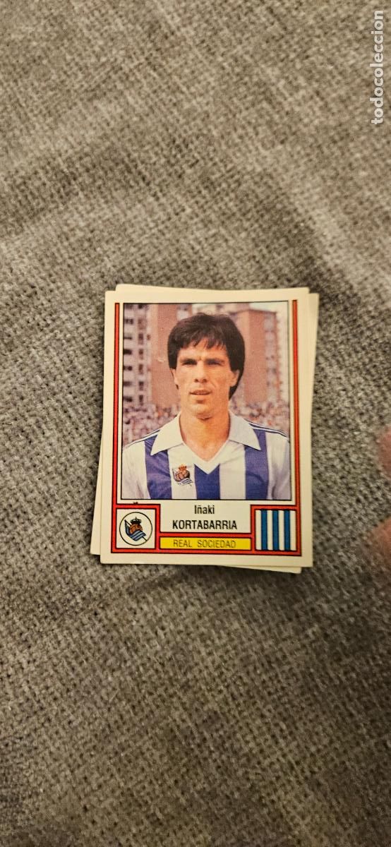 Football Stickers: 207 kortabarria real sociedad alineaci&oacute;n r panini 1983 83 sin pegar trading card
