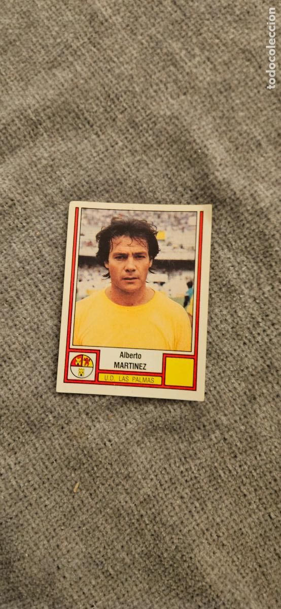 Football Stickers: 183 Mart&iacute;nez las palmas alineaci&oacute;n r panini 1983 83 sin pegar trading card