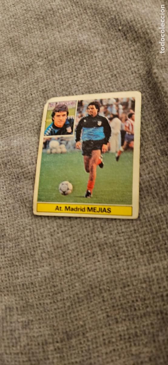 Football Stickers: Mejias atl&eacute;tico de Madrid coloca n este 1981 1982 81sin pegar trading card