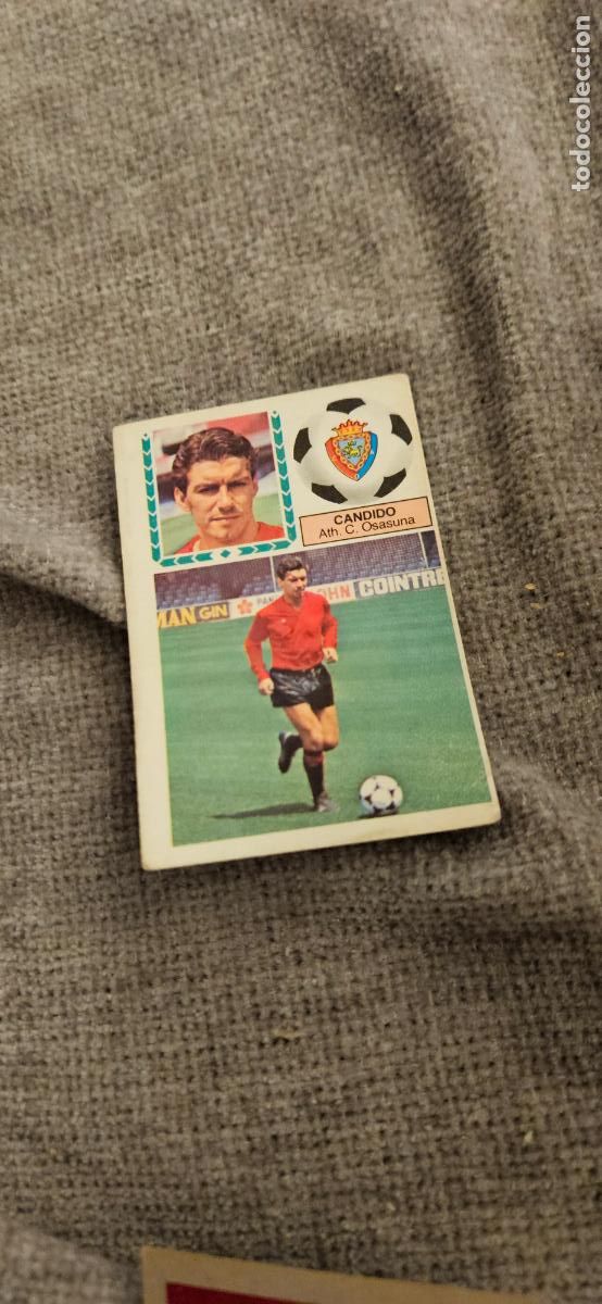 Football Stickers: C&aacute;ndido osasuna sin pegar Fichaje 17 este 1981 1982 81 sin pegar trading card