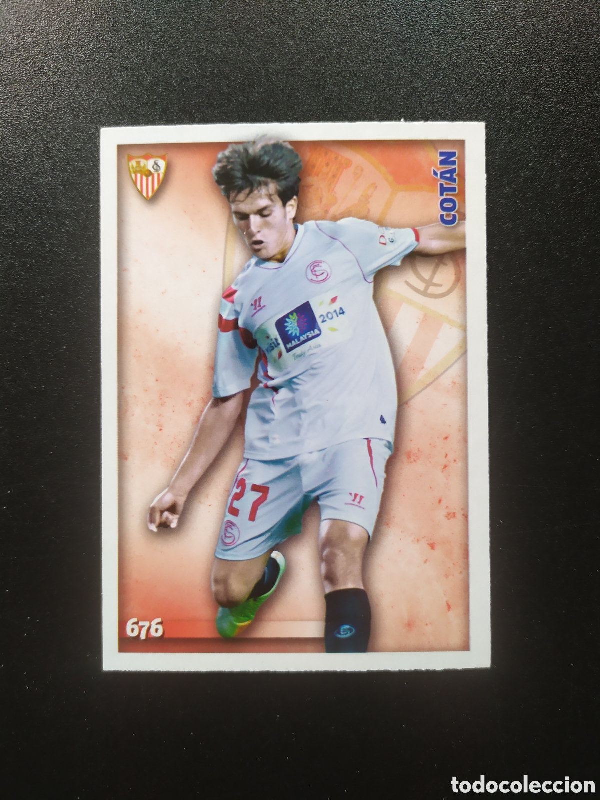 Figurine di Calcio: Mundicromo fichas Liga 2014 2015 14 15 Cotan n&deg; 676 Sevilla