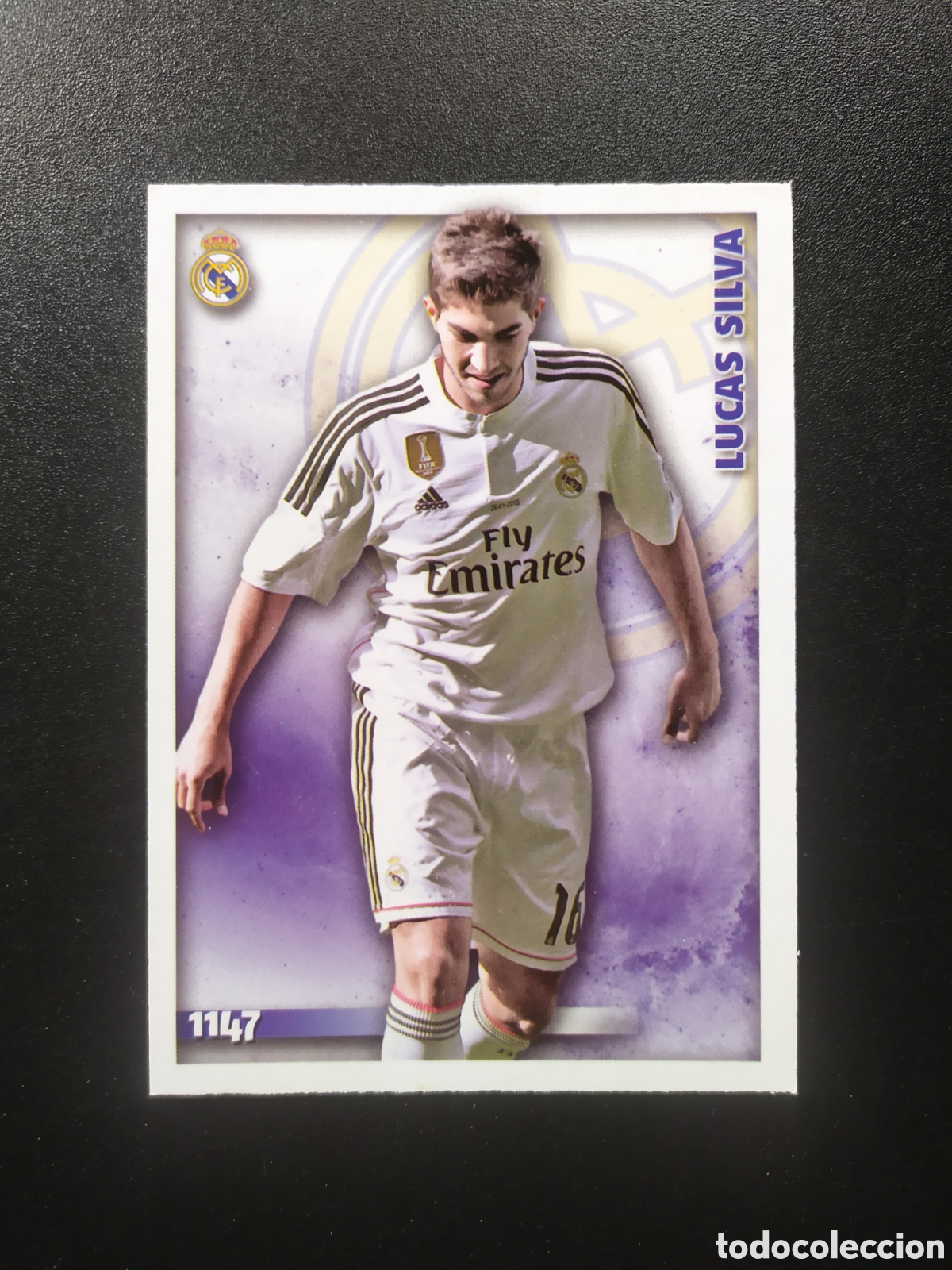 Fu&szlig;ball-Sticker: Mundicromo fichas Liga 2014 2015 14 15 Lucas Silva n&deg; 1147 Real Madrid