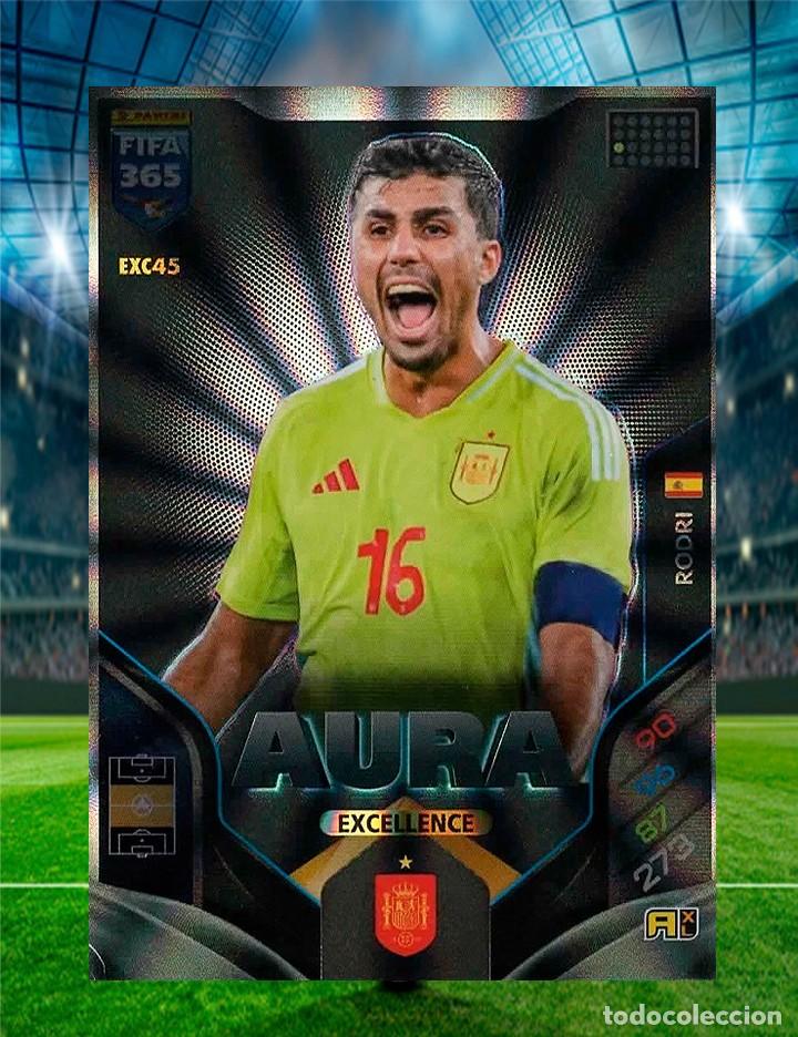 Cromos de F&uacute;tbol: Rodri - Espa&ntilde;a - Aura - Panini 365 2026 - EXC 45