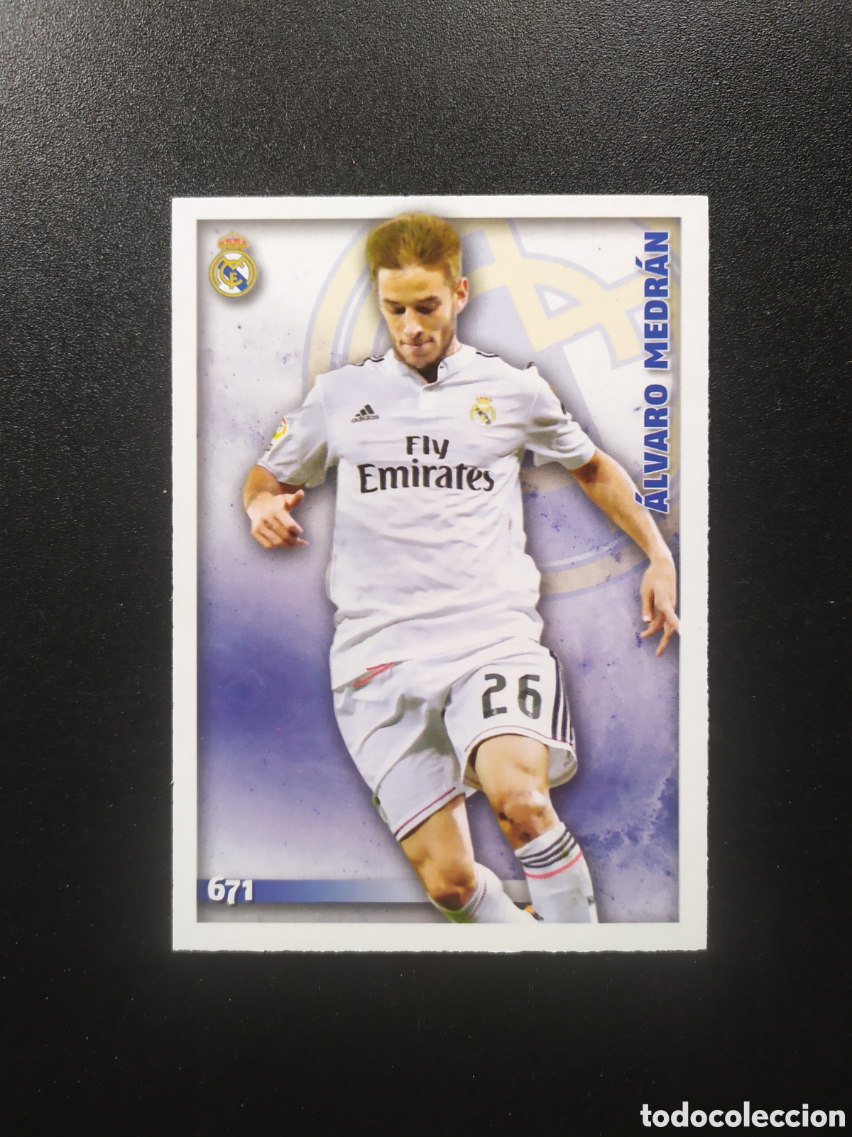 Football Stickers: Mundicromo fichas Liga 2014 2015 14 15 Alvaro Medran n&deg; 671 Real Madrid