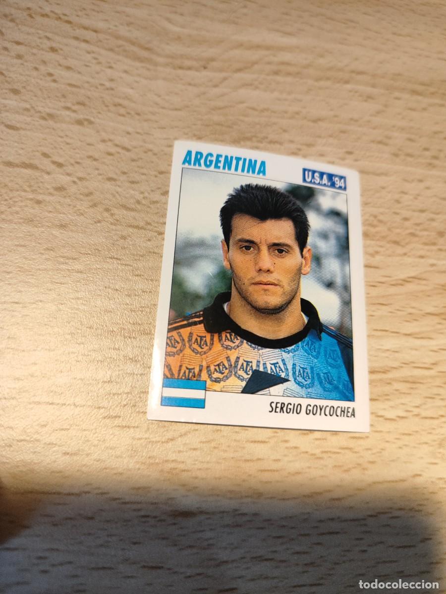 Cromos de F&uacute;tbol: 189 SERVICE LINE MUNDIAL USA 94 SERGIO GOYCOCHEA ARGENTINA 1994 WORLD CUP SL ITALY