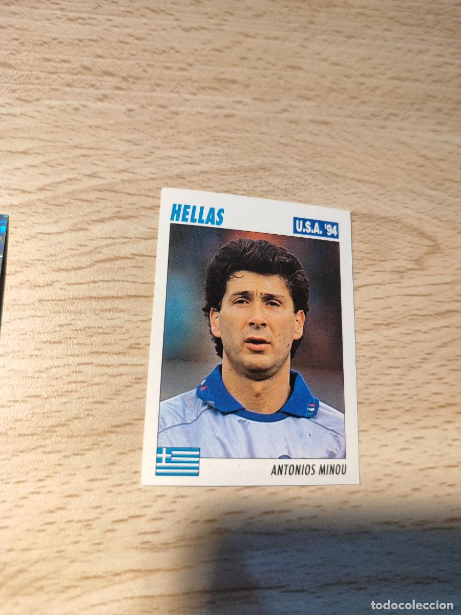 Football Stickers: 208 SERVICE LINE MUNDIAL USA 94 ANTONIOS MINOU HELLAS 1994 WORLD CUP SL ITALY
