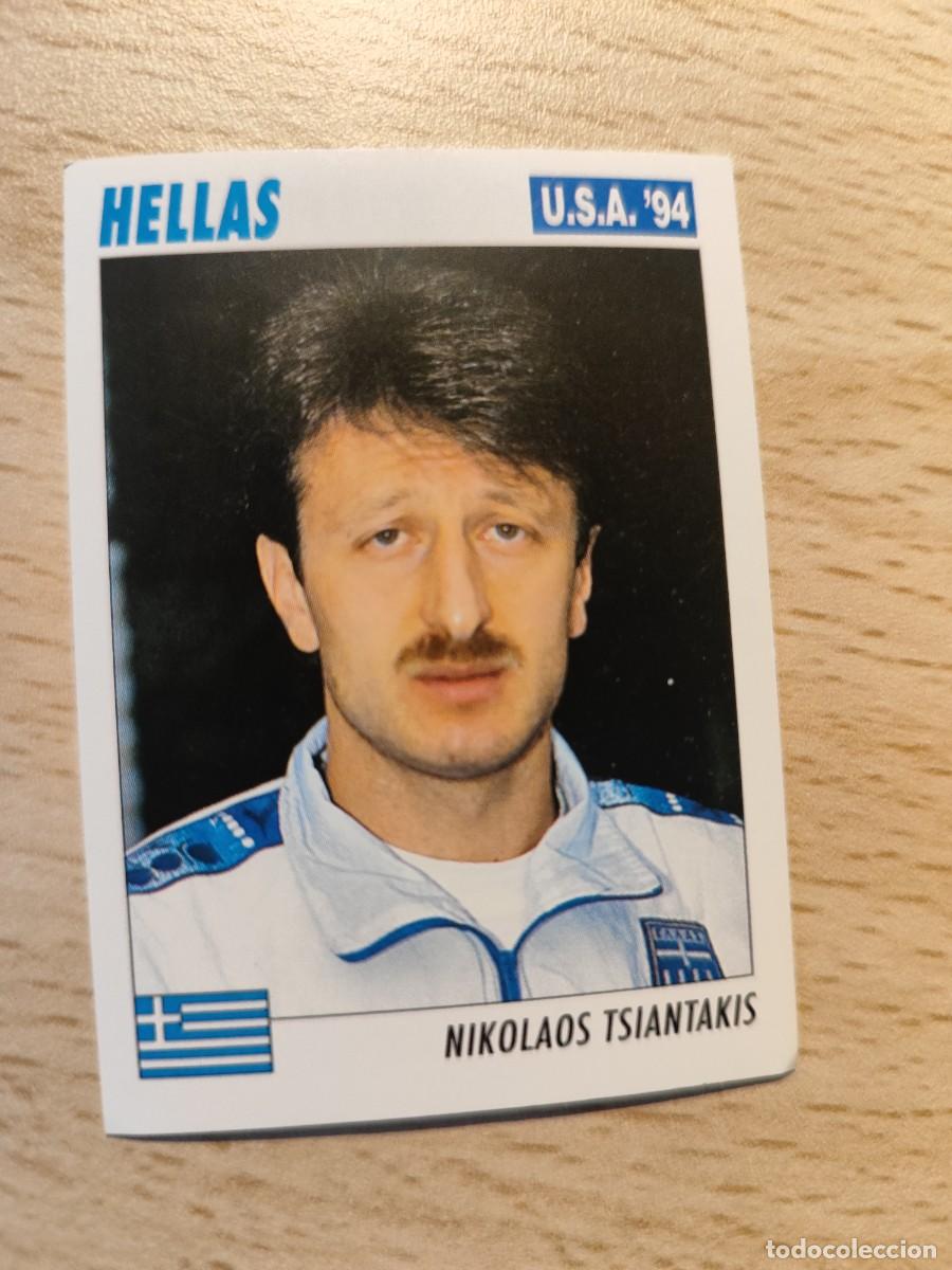 Fu&szlig;ball-Sticker: 220 SERVICE LINE MUNDIAL USA 94 NIKOLAOS TSIANTAKIS HELLAS GRECIA 1994 WORLD CUP SL ITALY