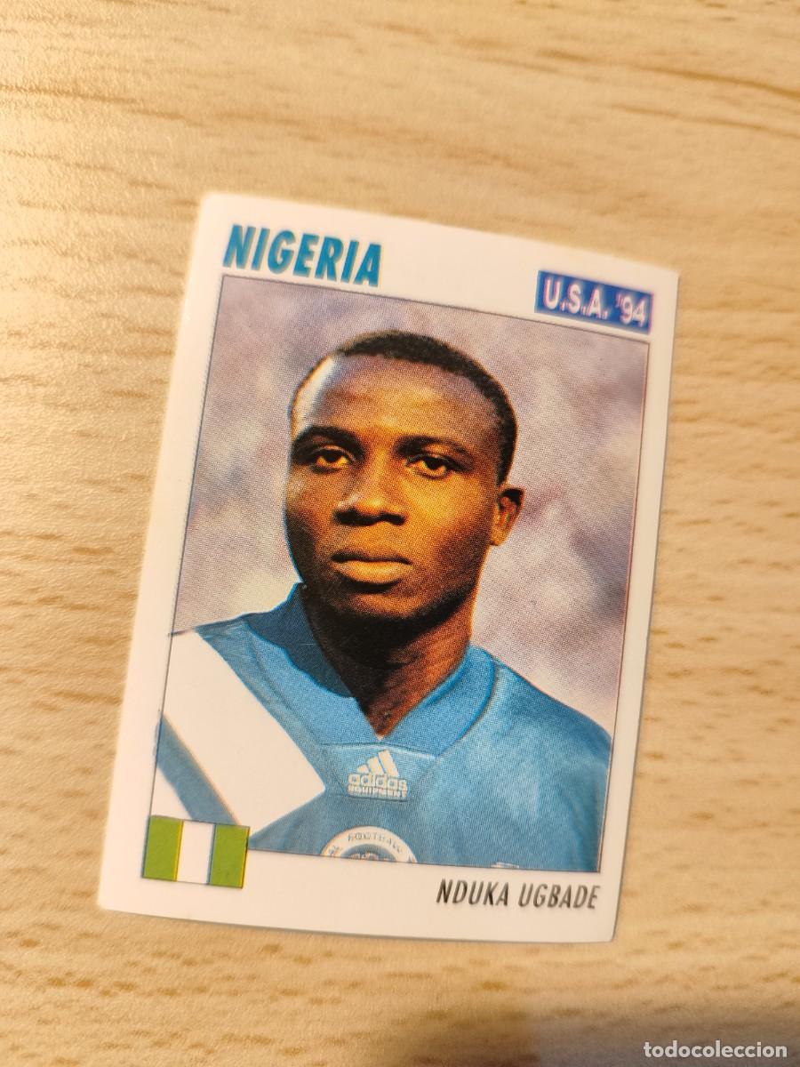 Football Stickers: 231 SERVICE LINE MUNDIAL USA 94 NDUKA UGBADE NIGERIA 1994 WORLD CUP SL ITALY