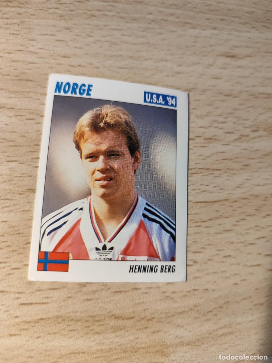 Football Stickers: 266 SERVICE LINE MUNDIAL USA 94 HENNING BERG NORGE NORUEGA 1994 WORLD CUP SL ITALY