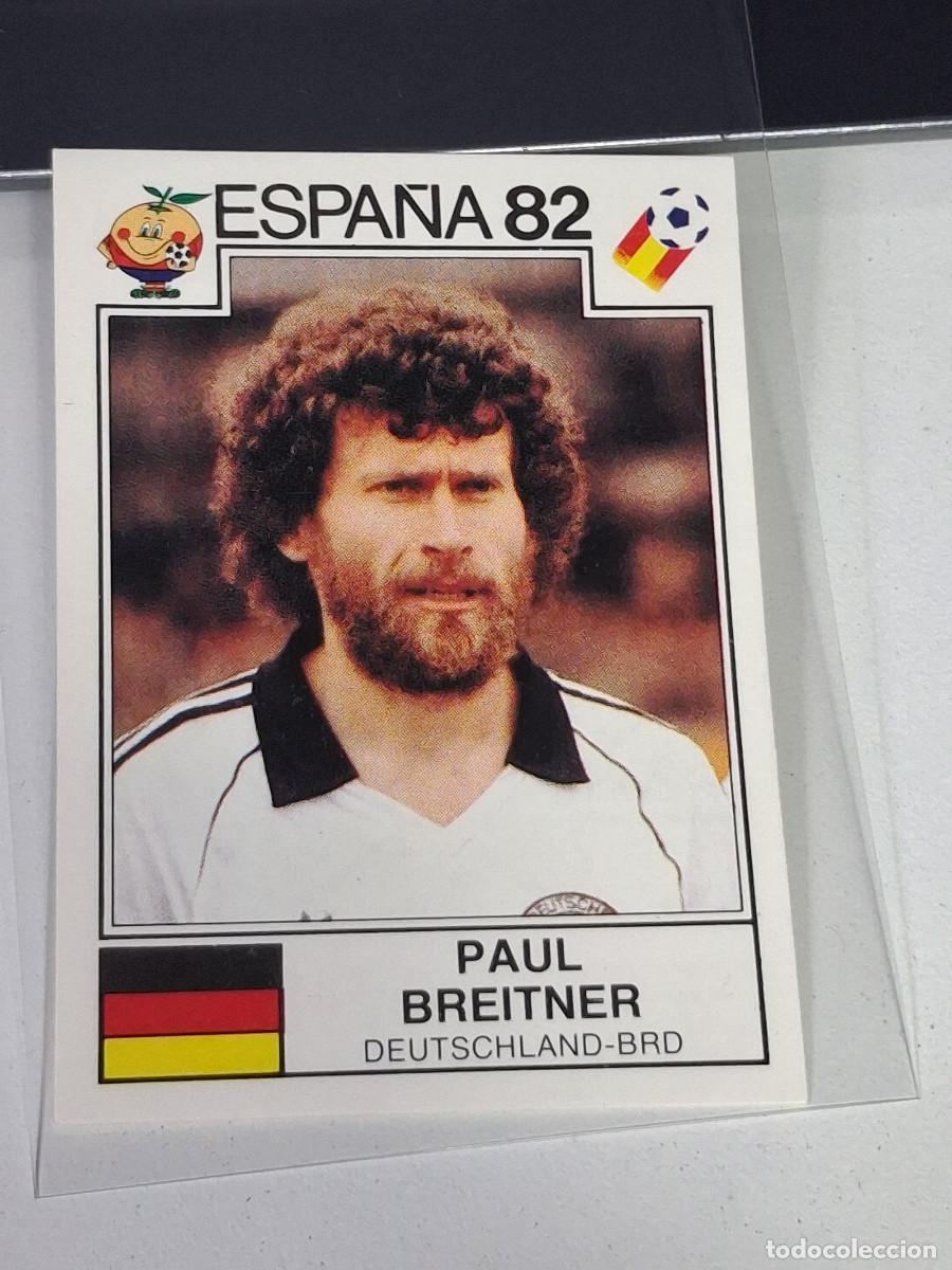 Cromos de F&uacute;tbol: 151 WORLD CUP STORY PANINI PAUL BREITNER (ALEMANIA) - MUNDIAL 1982 82 SONRIC&acute;S PANINI