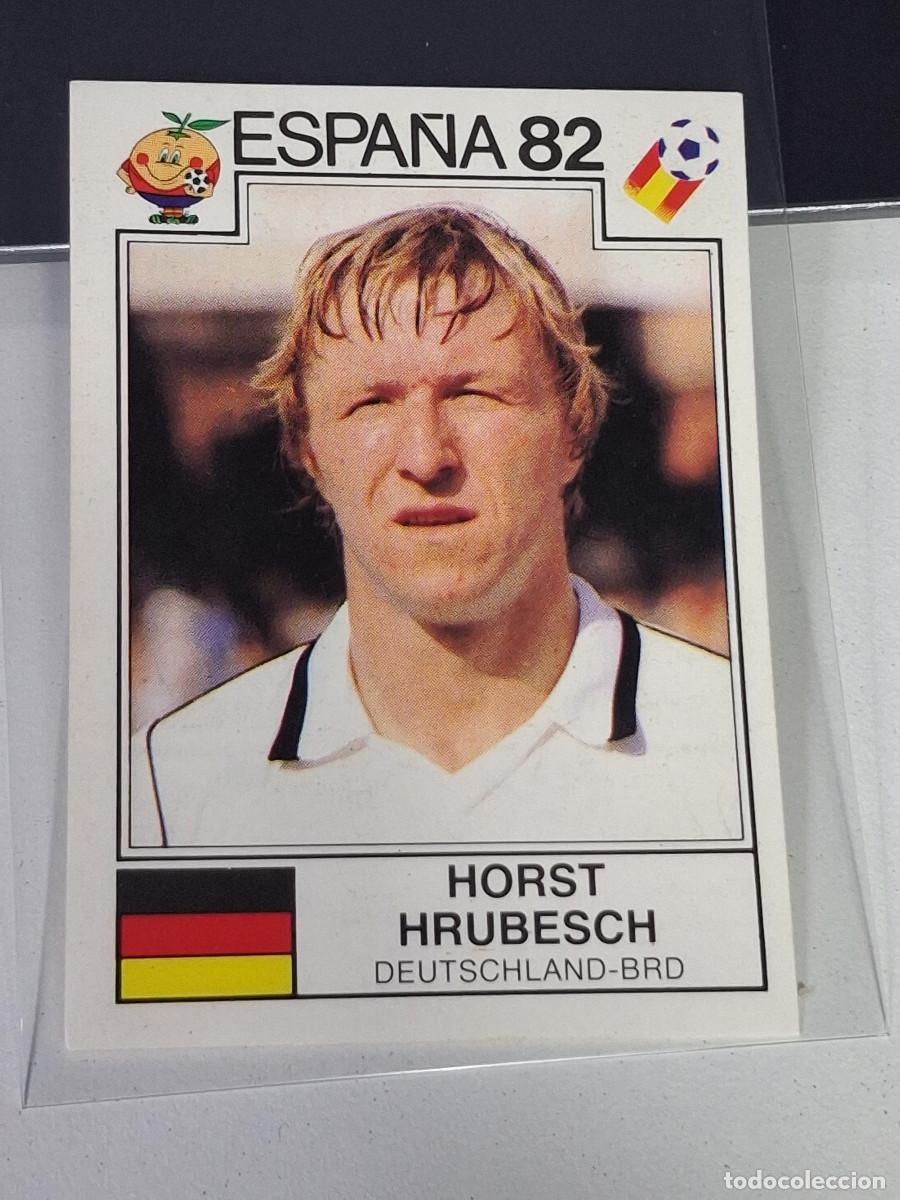 Cromos de F&uacute;tbol: 158 WORLD CUP STORY PANINI HORST HRUBESCH (ALEMANIA) - MUNDIAL 1982 82 SONRIC&acute;S PANINI