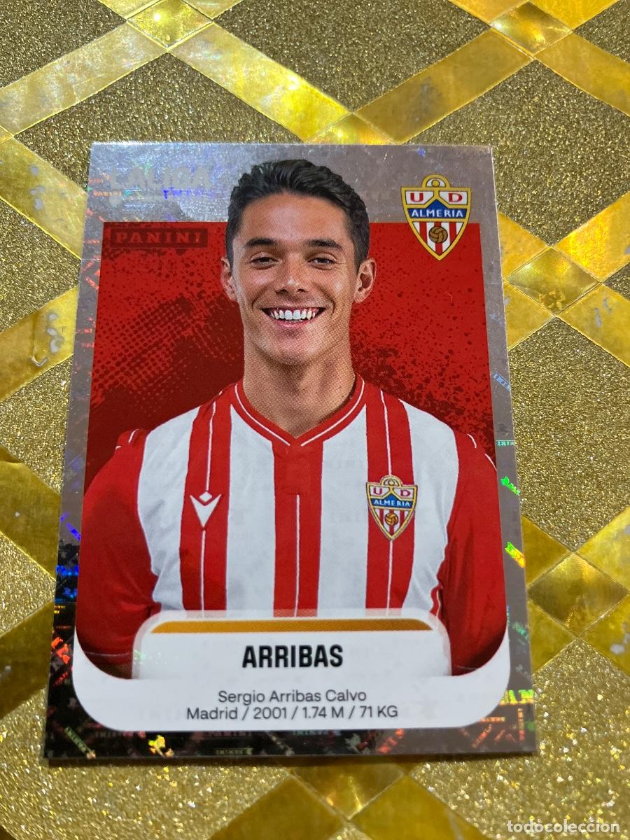 Cromos de F&uacute;tbol: CROMO DE FUTBOL NUMERO 36 ARRIBAS ALMERIA 2025 2026 LIGA HYPERMOTION PANINI !