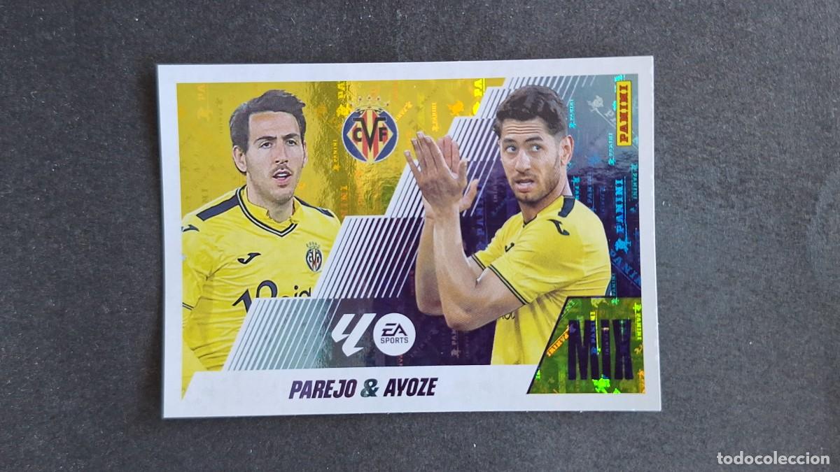 Cromos de f&uacute;tbol: L3 PAREJO - AYOZE VILLARREAL C. F. MIX LIGA ESTE 2025/2026 25 26 NUNCA PEGADO SIN PEGAR