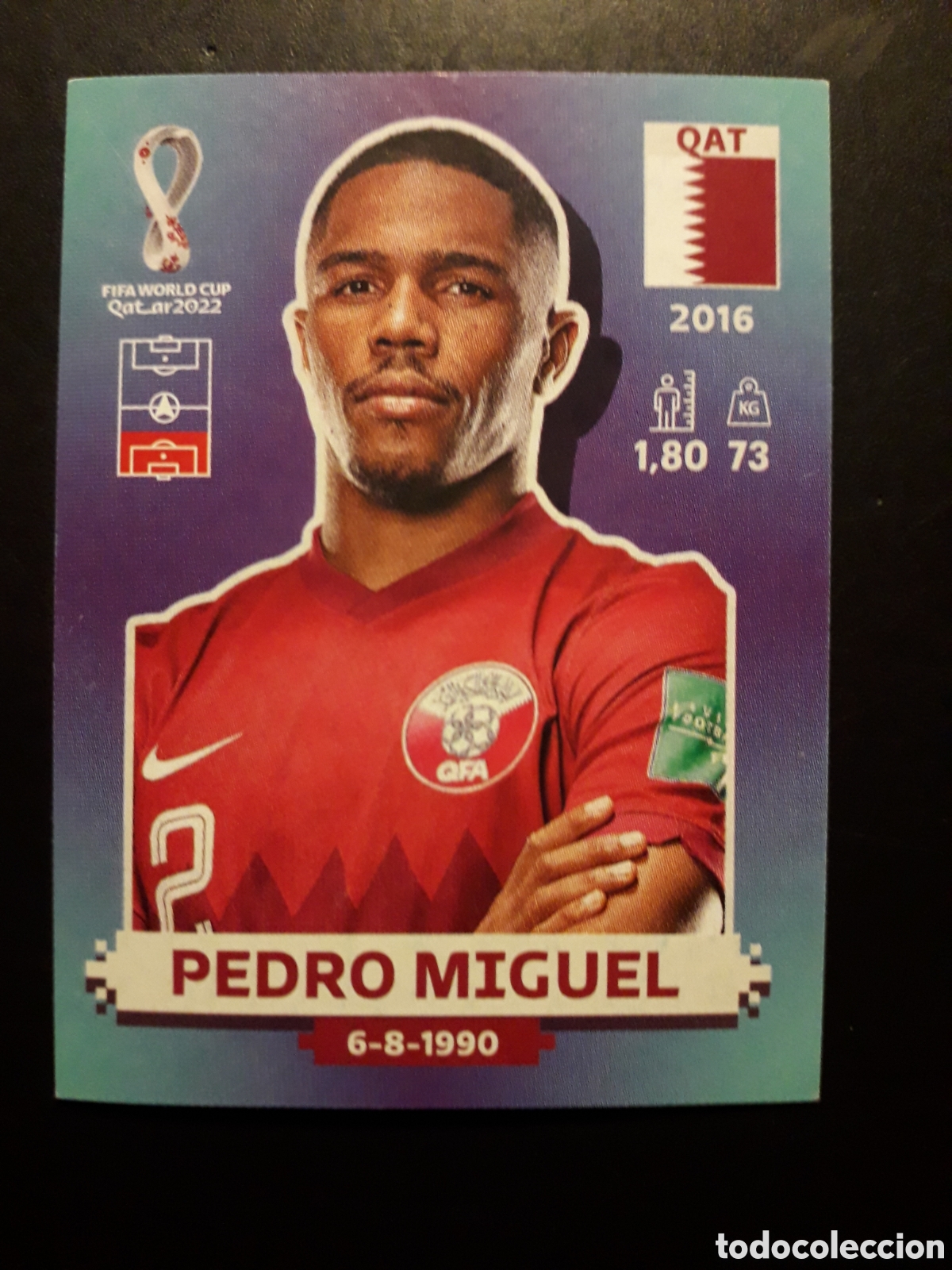 Cartes &agrave; collectionner de Football: PEDRO MIGUEL QATAR N&deg; 10 COPA MUNDIAL DE F&Uacute;TBOL QATAR 2022 22 PANINI SIN PEGAR PEDIDO M&Iacute;NIMO 3&euro;