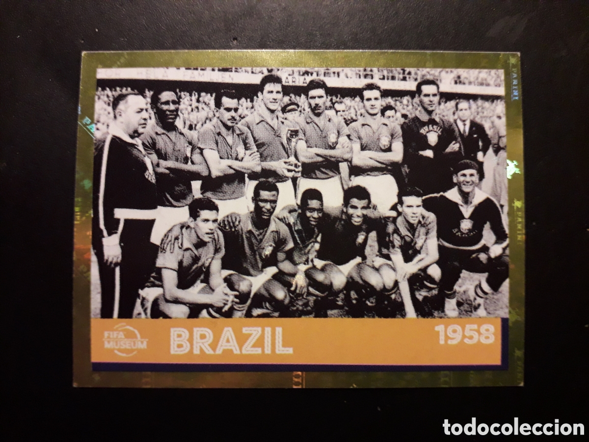 Cartes &agrave; collectionner de Football: BRASIL 1958 MUSEO, PEL&Eacute; N&deg; FWC 21 COPA MUNDIAL DE F&Uacute;TBOL QATAR 2022 22 PANINI PEDIDO M&Iacute;NIMO 3&euro;