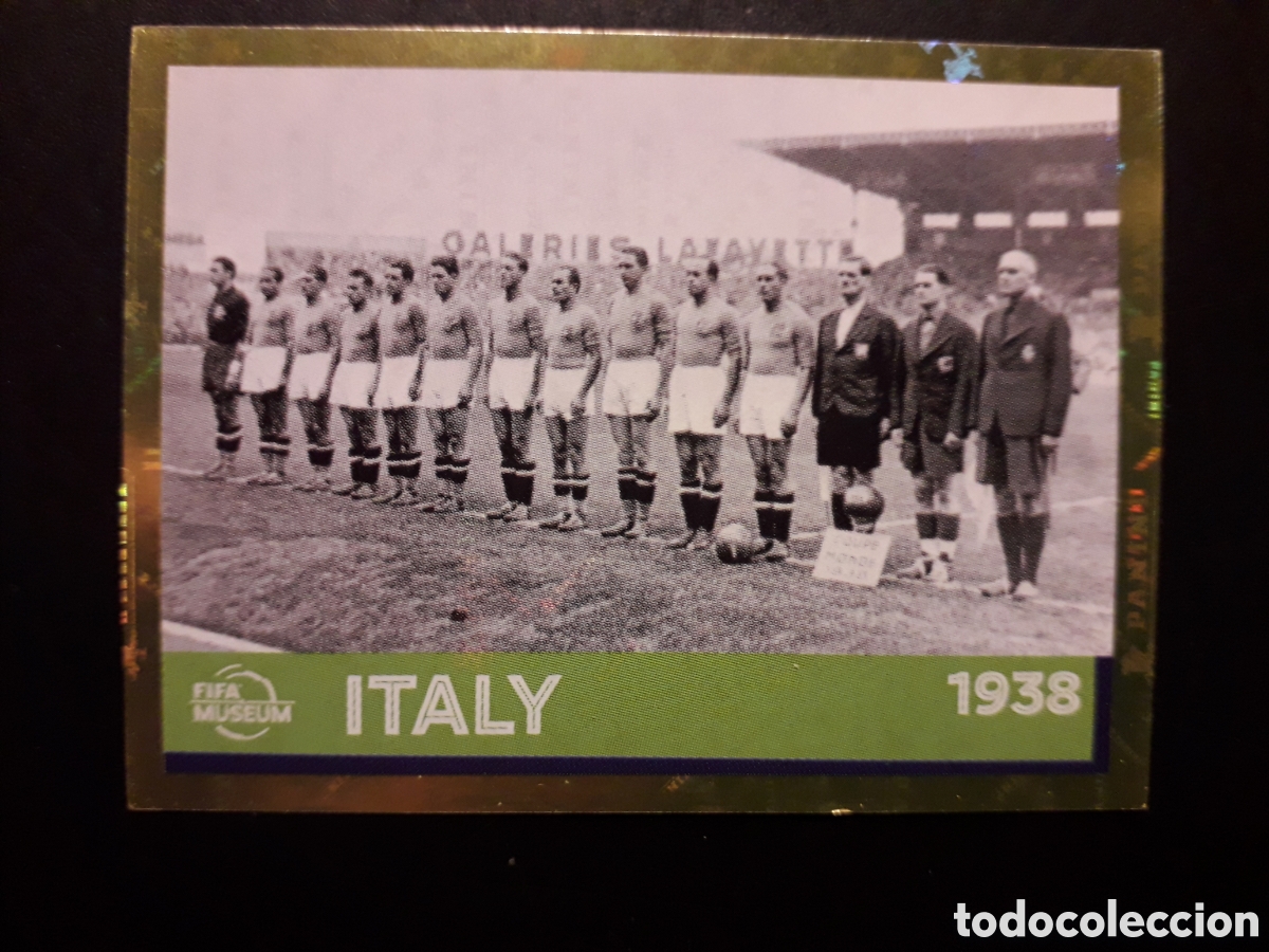 Cartes &agrave; collectionner de Football: ITALIA 1938, MUSEO N&deg; FWC 20 COPA MUNDIAL DE F&Uacute;TBOL QATAR 2022 22 PANINI SIN PEGAR PEDIDO M&Iacute;NIMO 3&euro;.