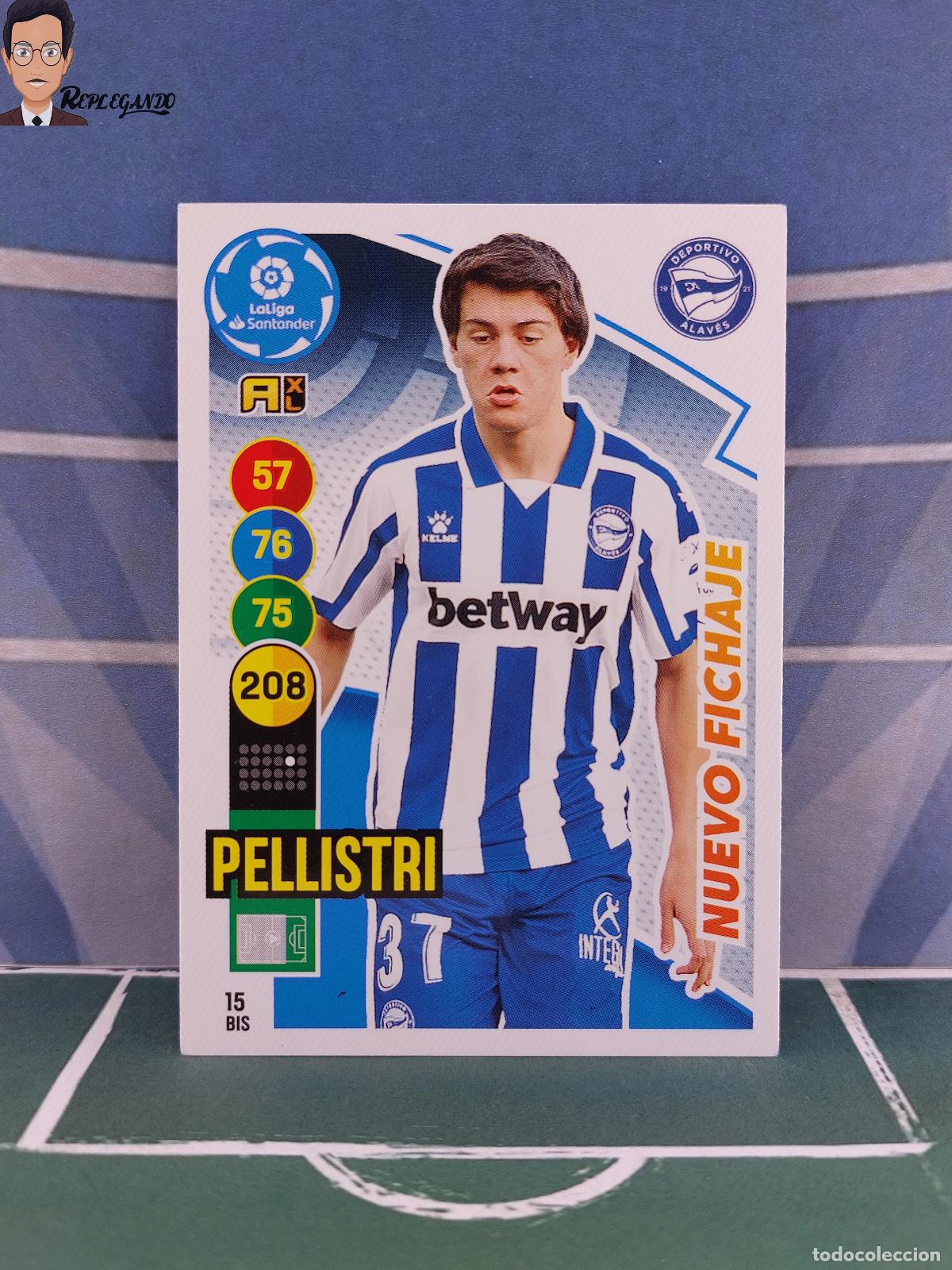 Fu&szlig;ball-Sticker: PELLISTRI N&ordm; 15 BIS (ALAV&Eacute;S) ADRENALYN XL 2020 2021 PANINI 20 21 CARD LIGA TARJETA FICHA