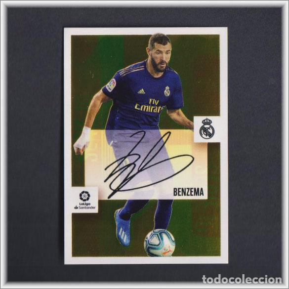 Cromos de F&uacute;tbol: LIGA ESTE 2020 2021 20 21 PANINI BENZEMA N&ordm; 1 SERIE 10 REAL MADRID FIRMADO ALBUM COLECCI&Oacute;N BAR&Ccedil;A