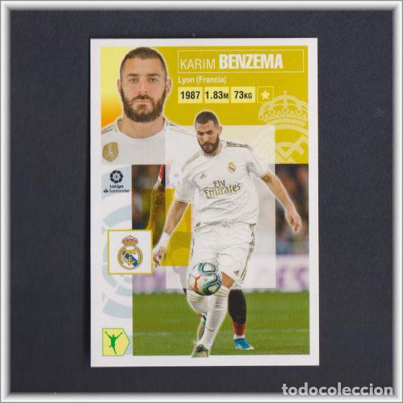 Cromos de F&uacute;tbol: LIGA ESTE 2020 2021 20 21 PANINI BENZEMA 18 REAL MADRID COLECCI&Oacute;N ALBUM F&Uacute;TBOL