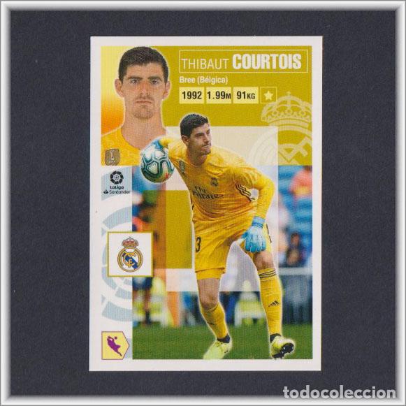 Cromos de F&uacute;tbol: LIGA ESTE 2020 2021 20 21 PANINI COURTOIS 2 REAL MADRID COLECCI&Oacute;N ALBUM F&Uacute;TBOL