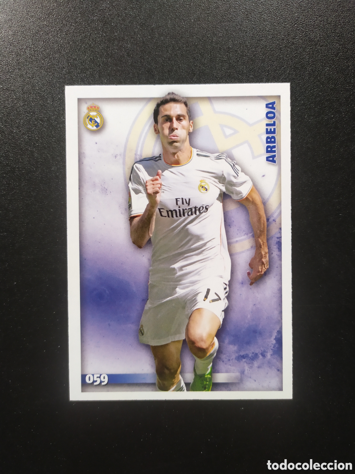 Fu&szlig;ball-Sticker: Mundicromo fichas Liga 2014 2015 14 15 Arbeloa n&deg; 59 Real Madrid