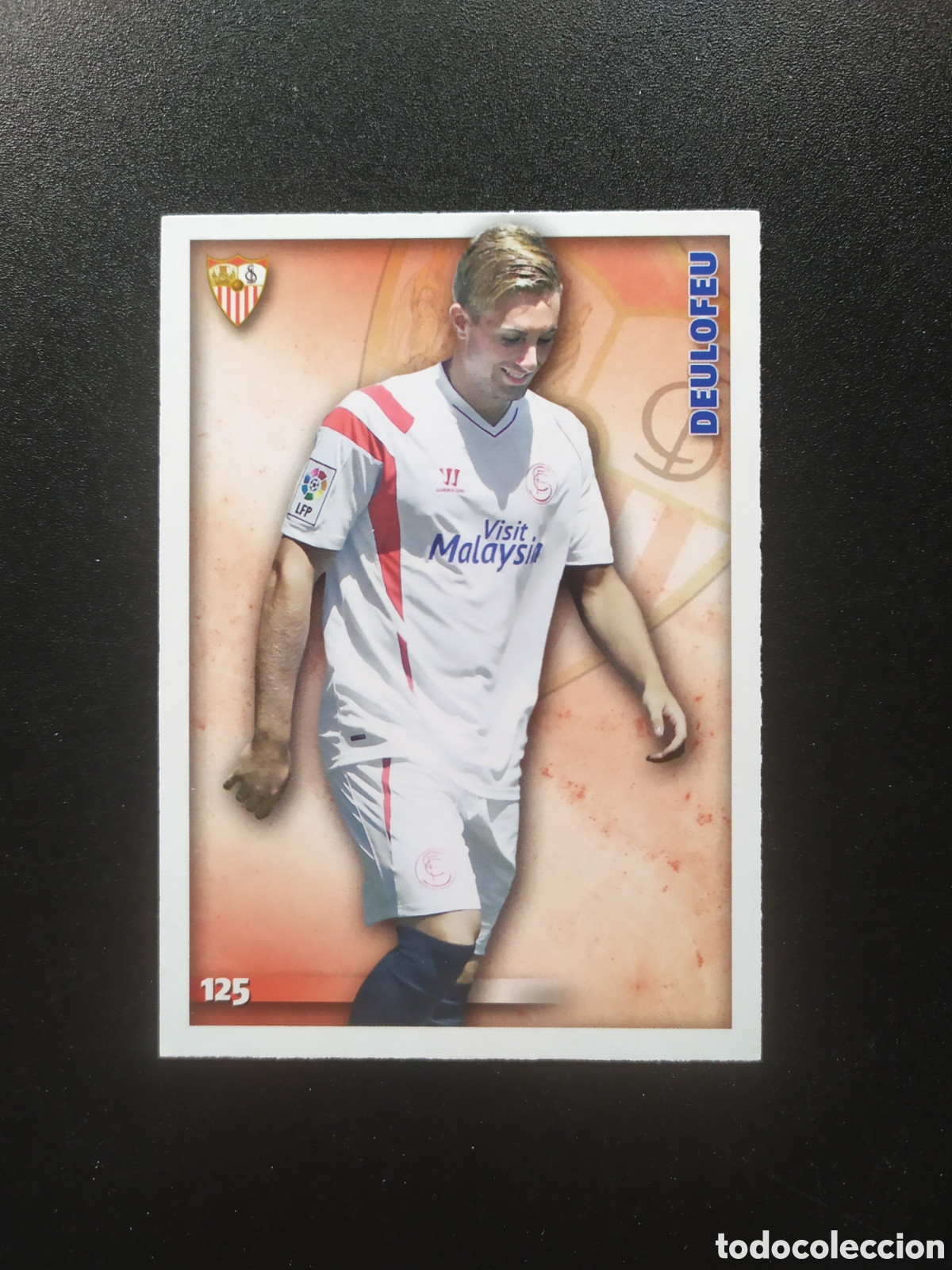 Cromos de Futebol: Mundicromo fichas Liga 2014 2015 14 15 Deulofeu n&deg; 125 Sevilla