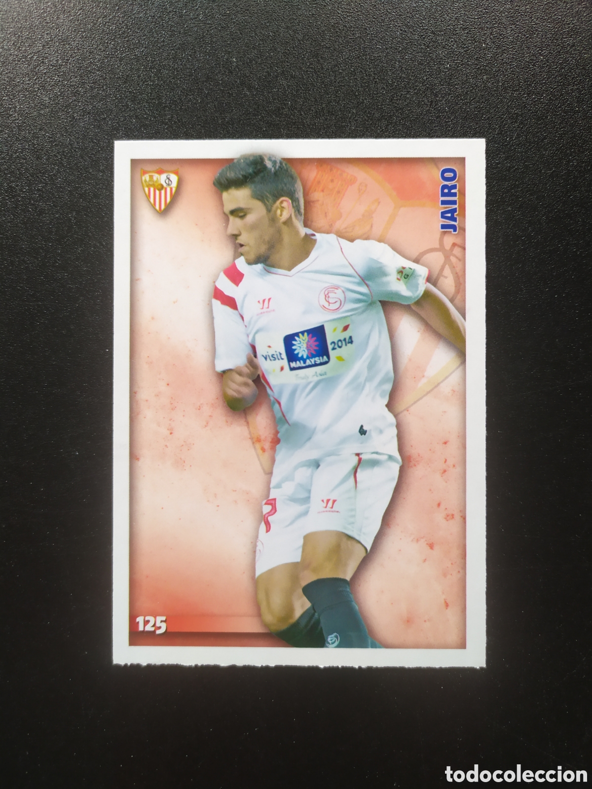 Cromos de f&uacute;tbol: Mundicromo fichas Liga 2014 2015 14 15 Jairo n&deg; 125 Sevilla