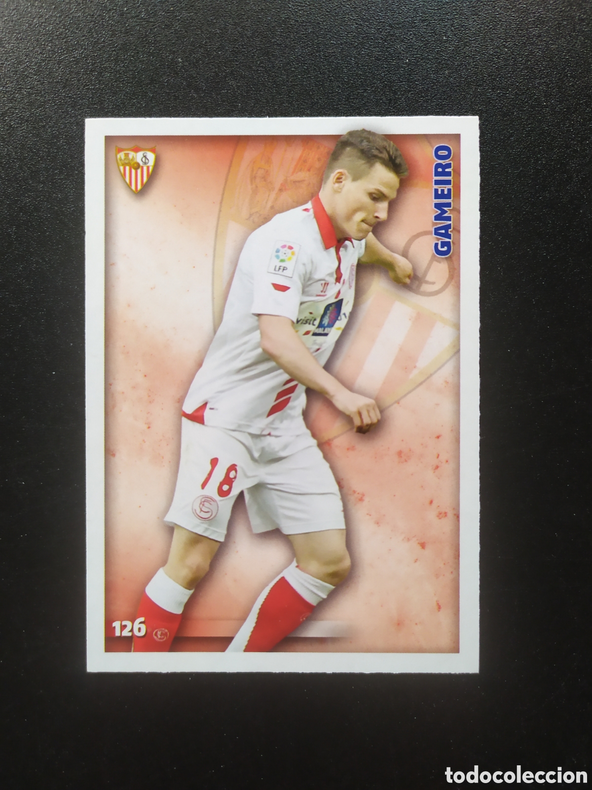 Figurine di Calcio: Mundicromo fichas Liga 2014 2015 14 15 Gameiro n&deg; 126 Sevilla