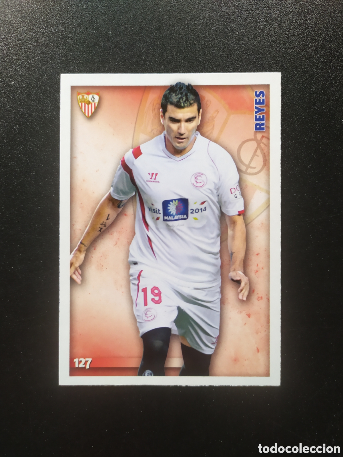 Fu&szlig;ball-Sticker: Mundicromo fichas Liga 2014 2015 14 15 Reyes n&deg; 127 Sevilla