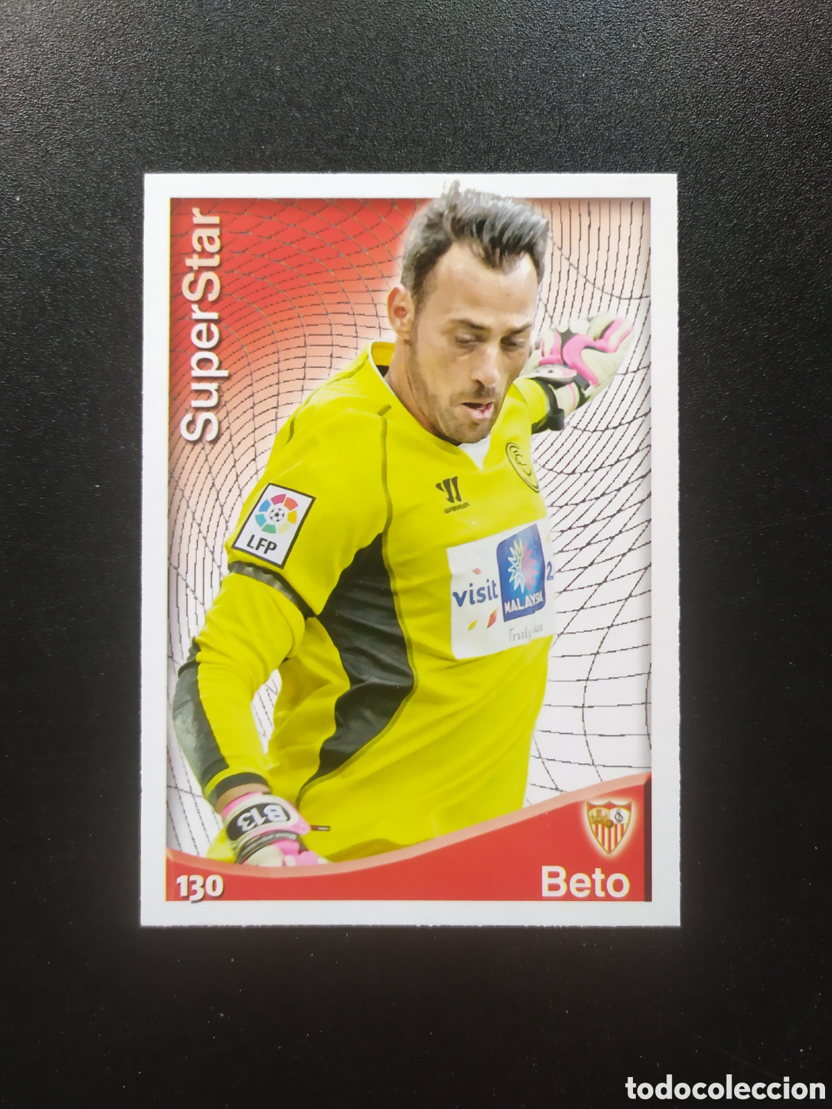 Cromos de f&uacute;tbol: Mundicromo fichas Liga 2014 2015 14 15 Beto superstar n&deg; 130 Sevilla