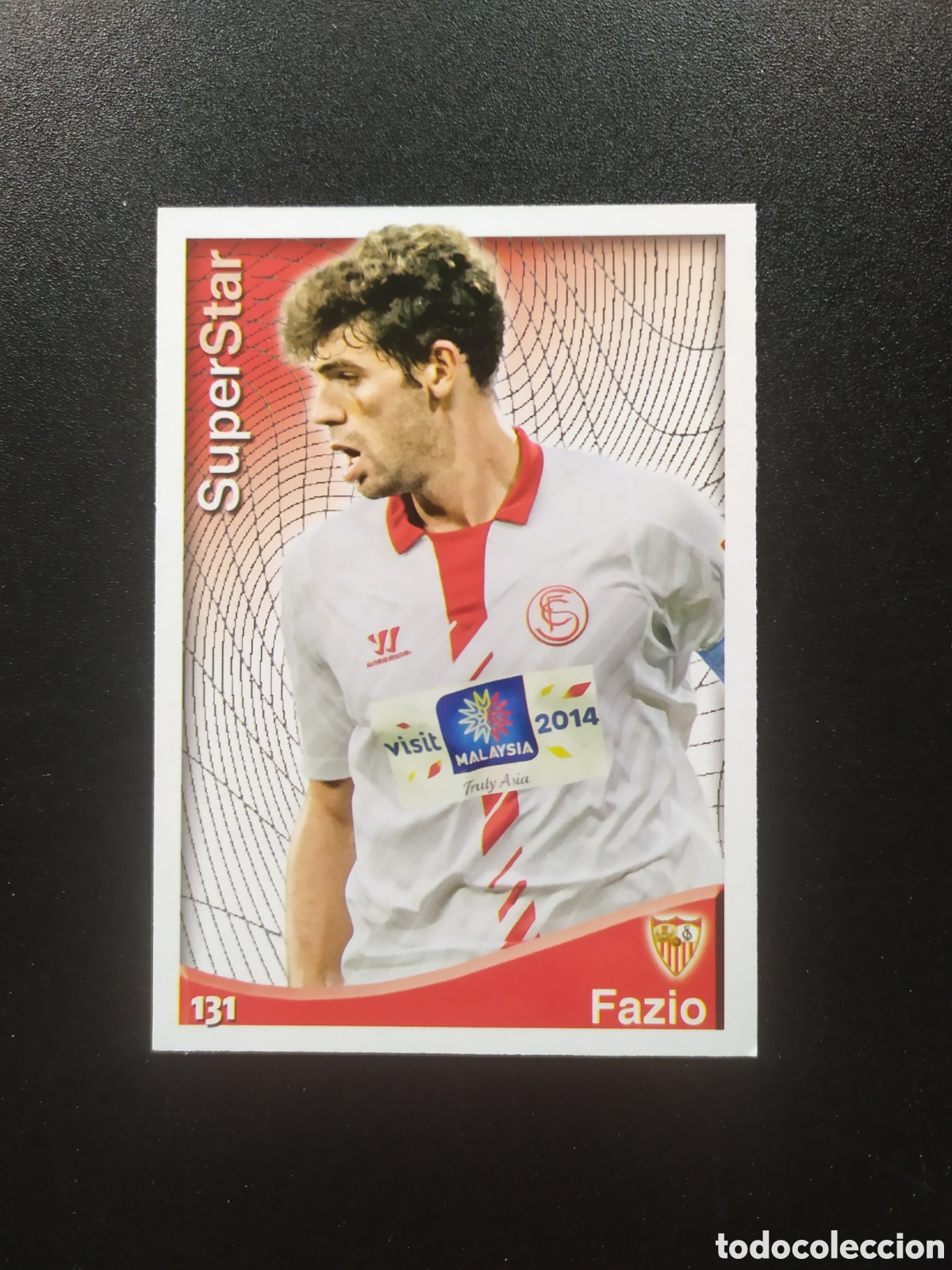 Fu&szlig;ball-Sticker: Mundicromo fichas Liga 2014 2015 14 15 Fazio superstar n&deg; 131 Sevilla