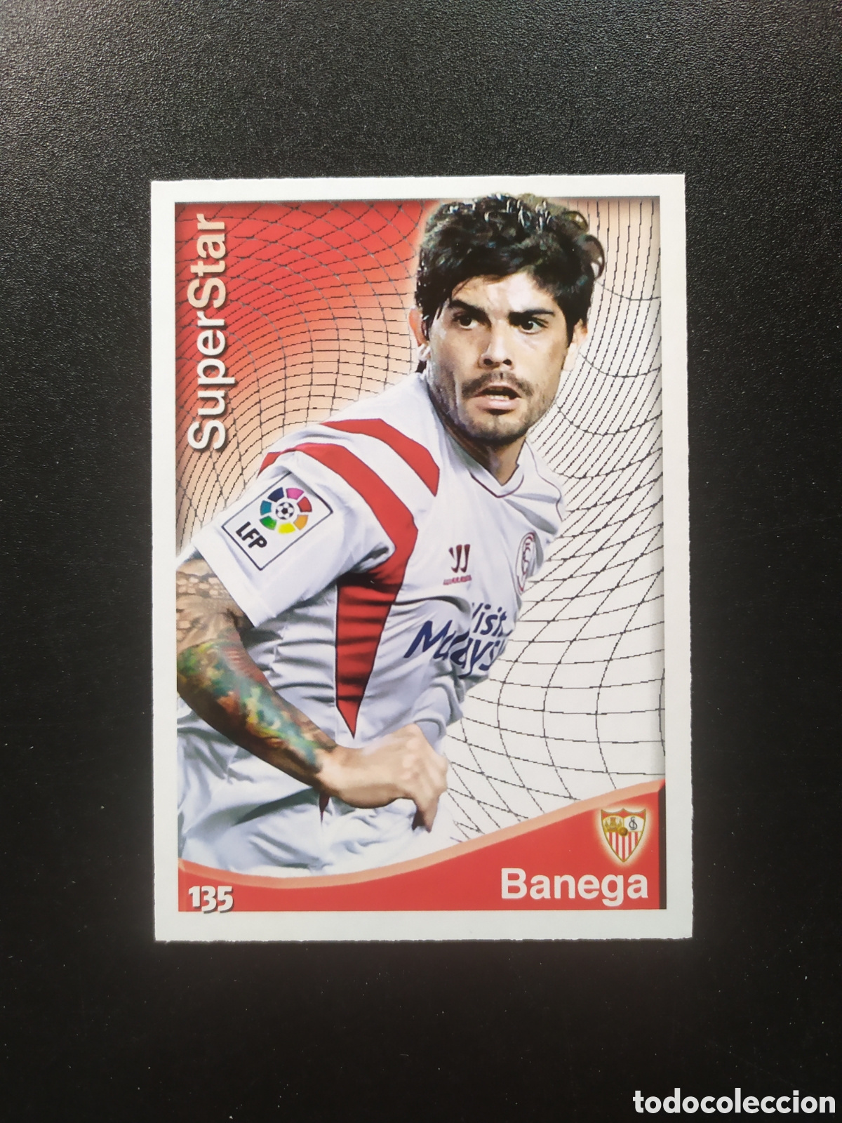 Figurine di Calcio: Mundicromo fichas Liga 2014 2015 14 15 Banega superstar n&deg; 135 Sevilla