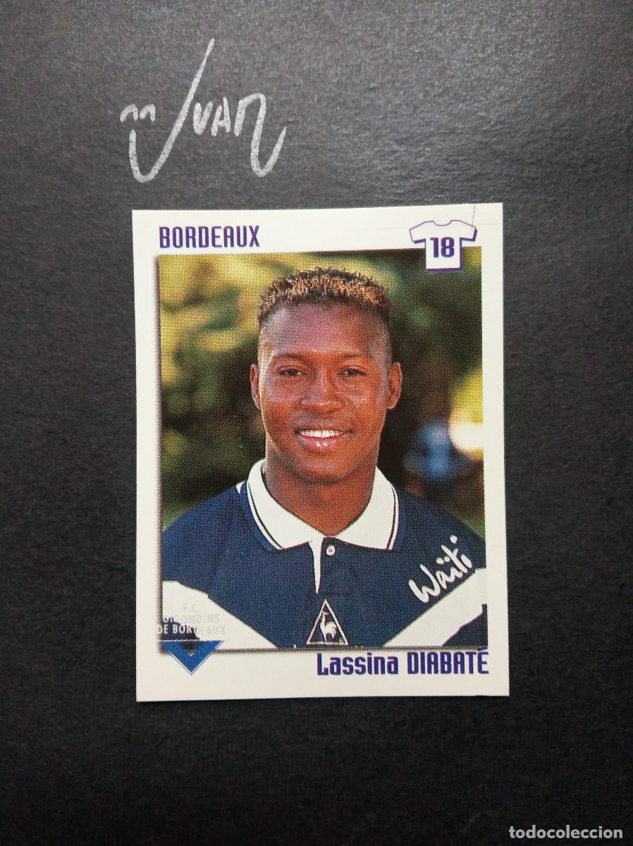 Football Stickers: N&ordm; 55 DIABATE GIRONDIS BORDEAUX BURDEOS ⚽ PANINI &reg; FOOT LIGUE 1 FRANCIA 1998 1999 98 99 SIN PEGAR