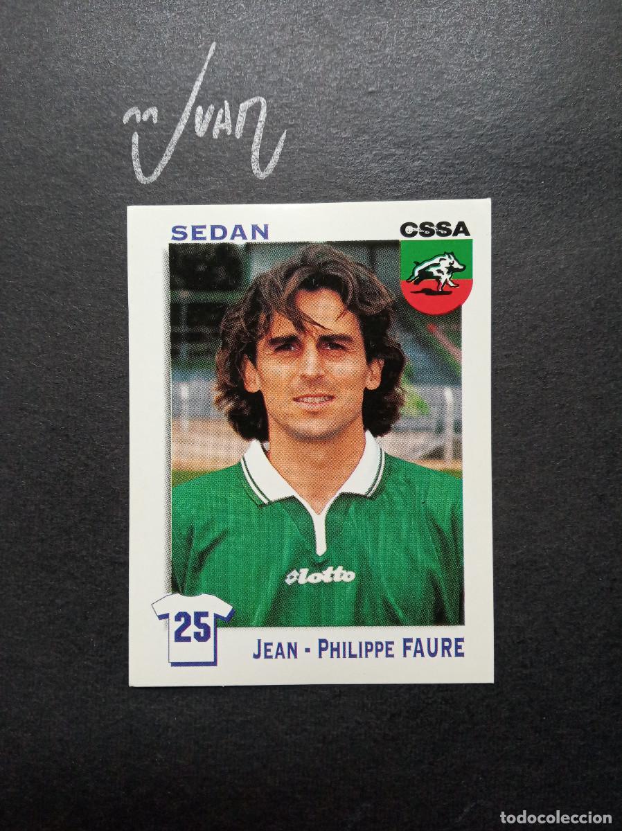 Cromos de F&uacute;tbol: N&ordm; 331 JEAN-PHILIPPE FAURE CSSA SEDAN ⚽ PANINI &reg; FOOT LIGUE 1 FRANCIA 1999 2000 99 00 SIN PEGAR