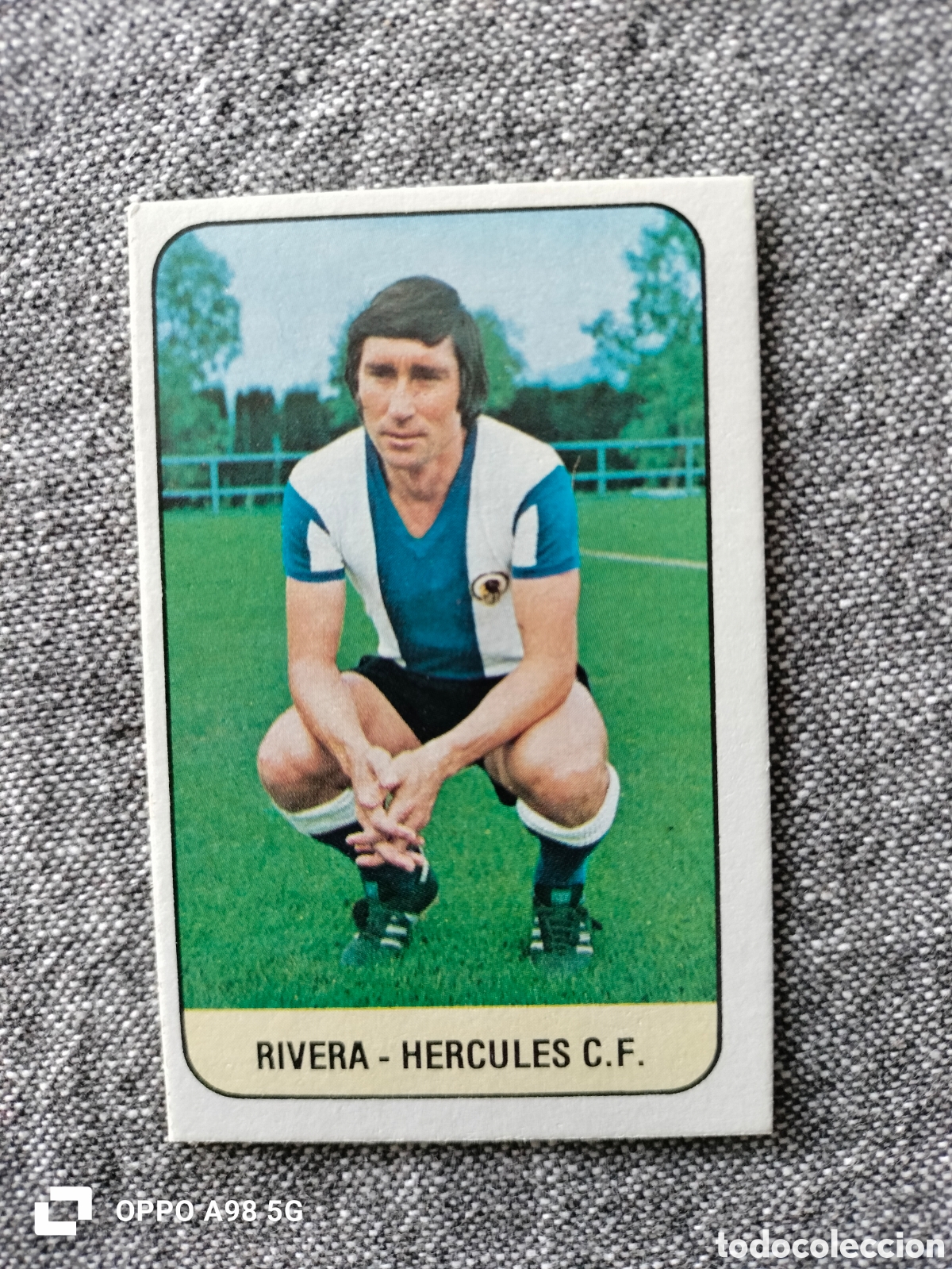 Cromos de Futebol: Cromo Rivera H&eacute;rcules Ediciones Este liga temporada 1978 1979 78 79